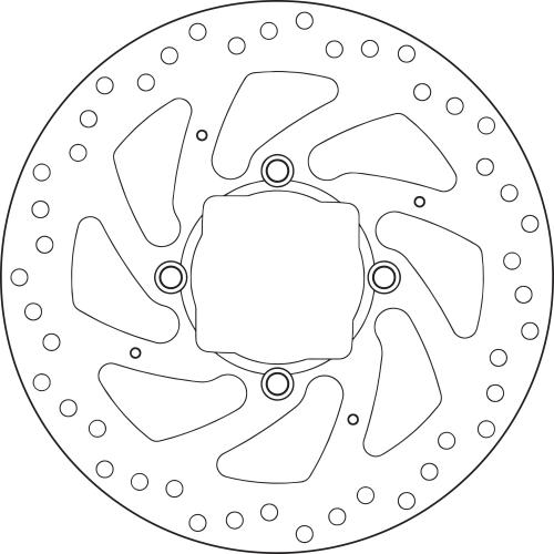 Brembo Serie Oro Fixed Brake Disc 265 mm – 68B407H2