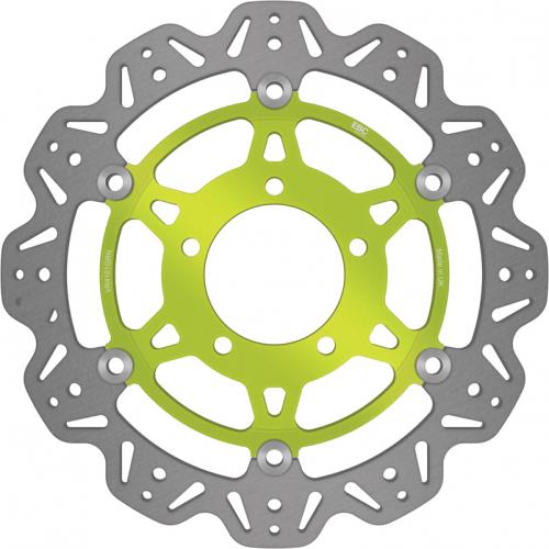 EBC BRAKE DISC VR4161GRN VEE FLOATING DISC GREEN CENTRE