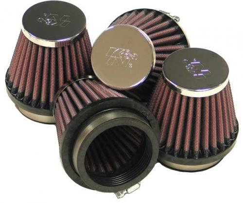 K&N UNIVERSAL FILTER CHROME RC2344