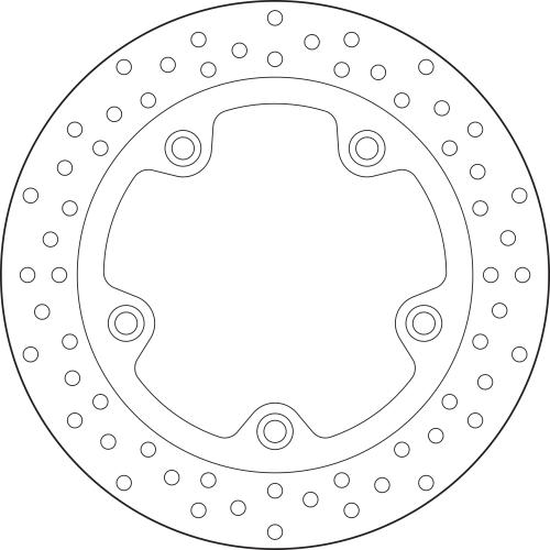 BREMBO BRAKE DISC, 68B407A7