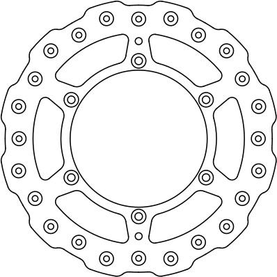 FERODO FMD0248MXR FIXED BRAKE DISC