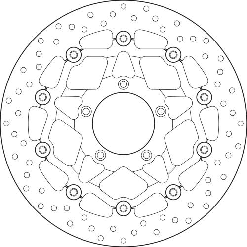 Brembo Serie Oro Floating Brake Disc 320 mm – 78B40889