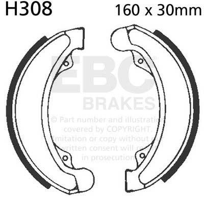 EBC H308 EBC BRAKE SHOES