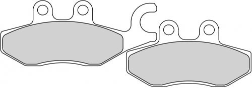 FERODO FDB2186SM BRAKE PADS SINTER SCOOTER