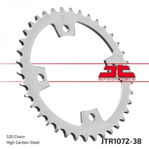 JT SPROCKETS REAR STEEL 38T, 520 JTR107238
