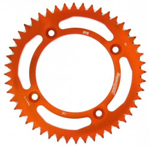 SUPERSPROX SUPERSPROX REAR ALU 48T, ORANGE, 428