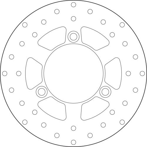 Brembo Serie Oro Fixed Brake Disc 220 mm – 68B40729