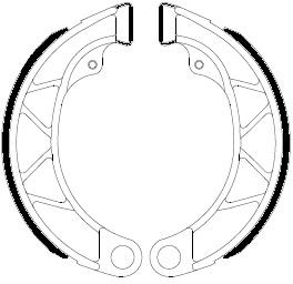 FERODO FSB839A BRAKE SHOE SET