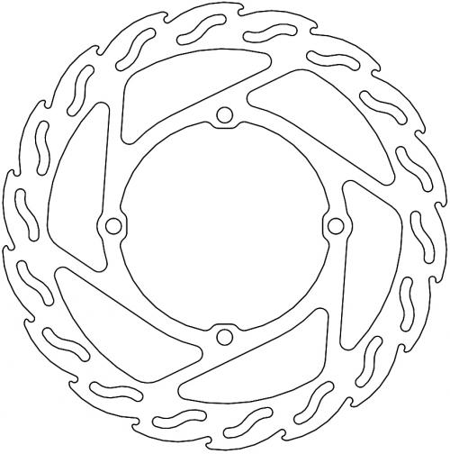 MOTO MASTER 110727, FLAME FIXED DISC 270