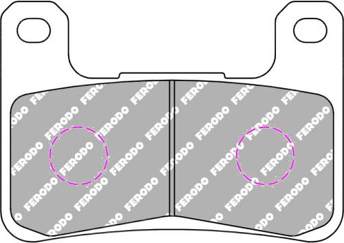 FERODO FDB2204XRAC BRAKE PADS SINTER