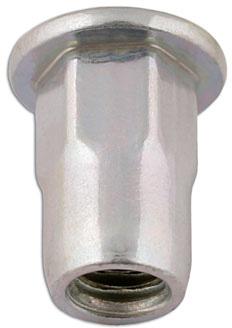 LASER TOOLS HALF-HEX THREADED INSERT 8.0MM 50PC
