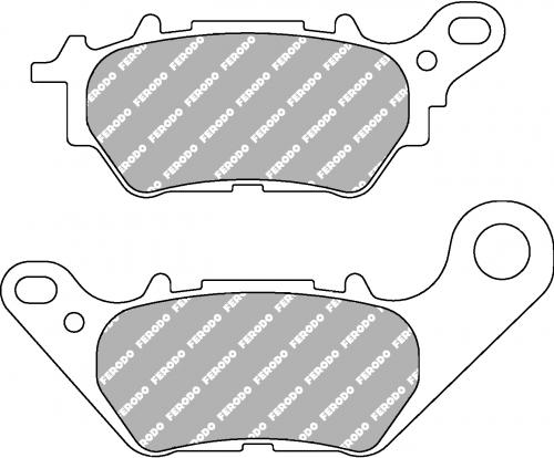 FERODO FDB2283EF BRAKE PADS ORGANIC