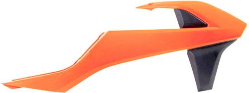 RTECH RADIATOR SCOOPS KTM ORANGE-BLACK (OE) 566230207
