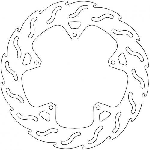 MOTO MASTER 110421, FLAME FIXED DISC 260