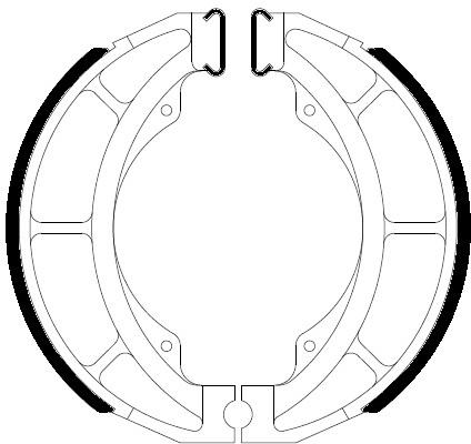 FERODO FSB721A BRAKE SHOES