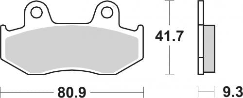 SBS 125HF BRAKE PADS ORGANIC