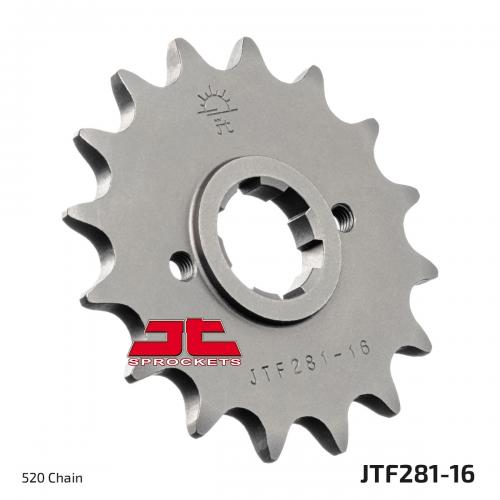 JT SPROCKETS FRONT STEEL 16T, 520 JTF028116