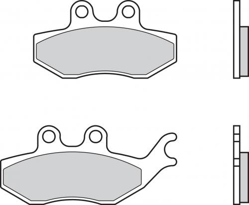 BREMBO 07054CC BRAKE PADS ORGANIC