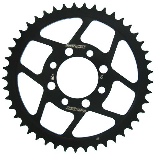 SUPERSPROX SUPERSPROX REAR STEEL 45T, BLACK, 420 SU480145B