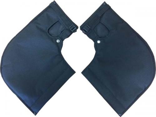 MISCELLANEOUS-1 BLACK HANDLEBAR MUFFS (2 CUT-OUTS FOR BRAKE RES)