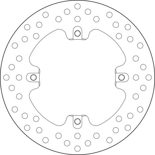 Brembo Serie Oro Fixed Brake Disc 220 mm – 68B407J2