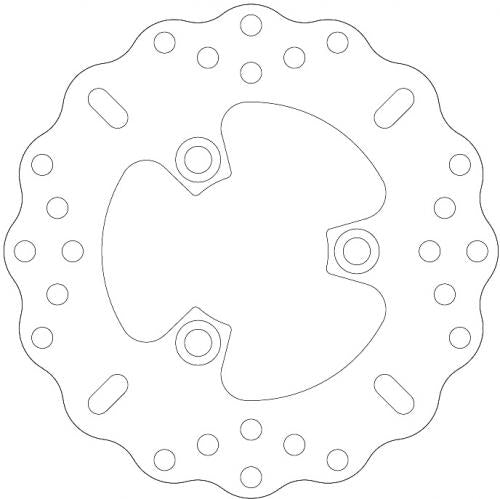 EBC MD3111C SOLID BIKE BRAKE WAVE DISC