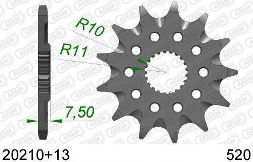 AFAM FRONT 13T, 520 AF12021013S