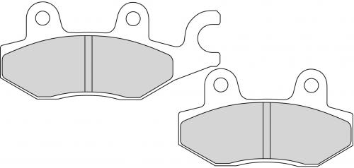 FERODO FDB2087EF BRAKE PADS ORGANIC
