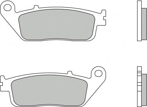 Brembo XS Sintered Brake Pads for Honda FJS 600 SILVERWING / SW-T 400 & More – 07075XS