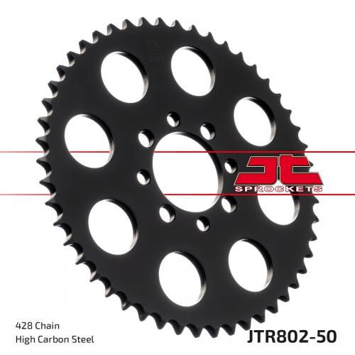 JT SPROCKETS REAR STEEL 50T, 428 JTR080250