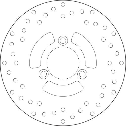 BREMBO BRAKE DISC, 68B40757