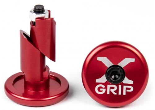 X-GRIP X-GRIP HANDLEBAR END CAPS RED