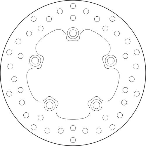 Brembo Serie Oro Fixed Brake Disc 220 mm – 68B40728