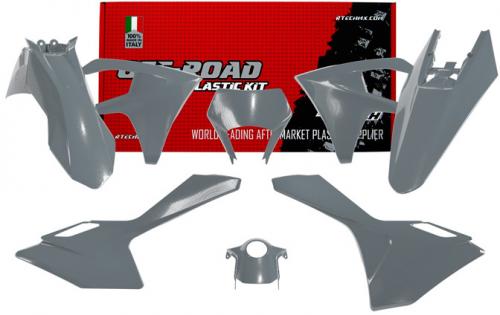 RTECH PLASTIC KIT 6 PCS GASGAS QUANTUM GREY 569800800