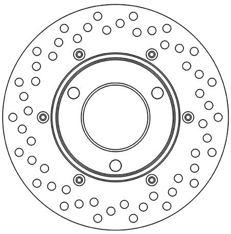 FERODO FMD0361R FIXED BRAKE DISC