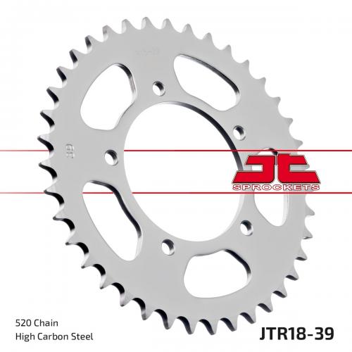 JT SPROCKETS REAR STEEL 39T, 520 JTR001839