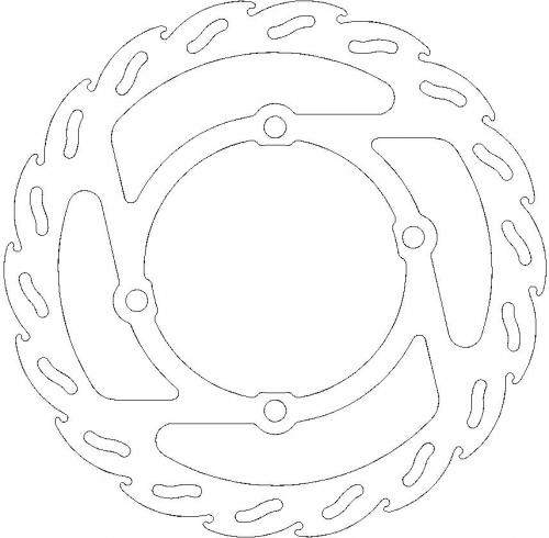 MOTO MASTER 110331, FLAME FIXED DISC 160
