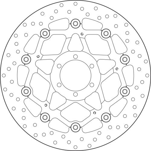 Brembo Serie Oro Floating Brake Disc 320 mm – 78B40870