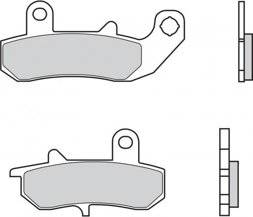BREMBO 07SU17TT BRAKE PADS ORGANIC