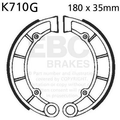 EBC K710G EBC BRAKE SHOES