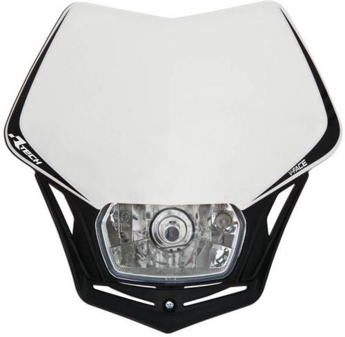 RTECH V-FACE HEADLIGHT WHITE-BLACK 562845093