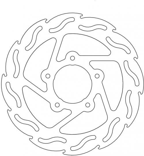 MOTO MASTER 110247, FLAME FIXED DISC 220