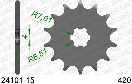 AFAM FRONT 15T, 420 AF12410115