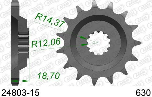 AFAM FRONT 15T, 630 AF12480315