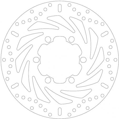 EBC MD9172D SCOOTER DISC FULL CIRCLE