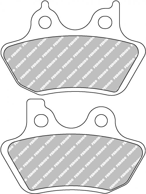 FERODO FDB2097P BRAKE PADS ORGANIC