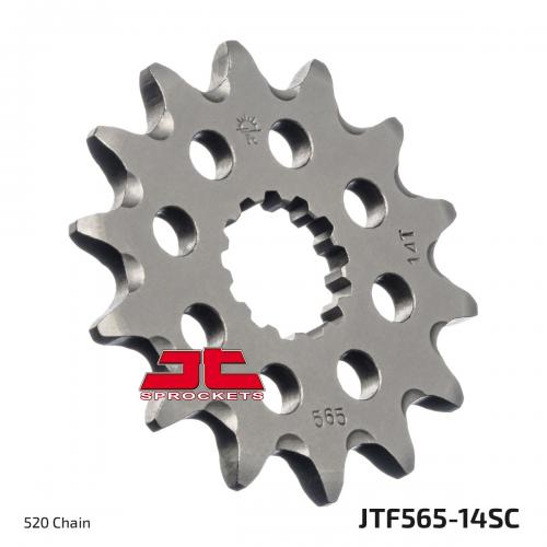 JT SPROCKETS FRONT STEEL SC 14T, 520 JTF056514S