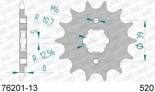 AFAM FRONT 13T, 520 AF17620113
