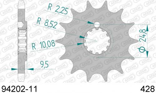 AFAM FRONT 11T, 428 AF19420211