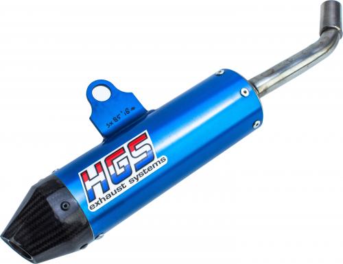 HGS SILENCER ALU BLUE CARB. END CAP HGKT2007132